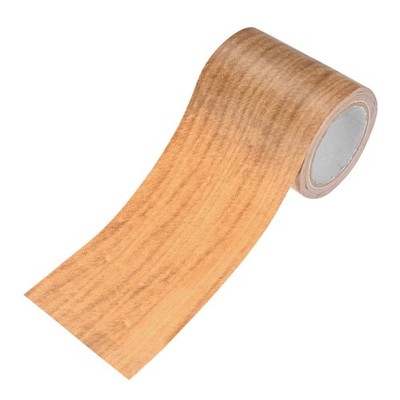 1-Roll 2.24''x15ft Self-Adhesive Wood Floor Tape for Furniture [Chestnut Maple]