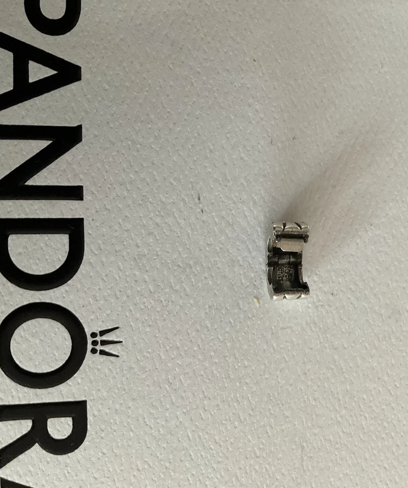 Pandora Charm Clip Bicolor Strahlen 925 Silber Sonne Gold Sehr Guter Zustand - Bild 4 von 4