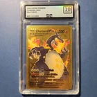 CUSTOM Pokémon Charizard VMAX PULS Gold Foil FA Card SV107/SV122 MPE 10 GEM MINT