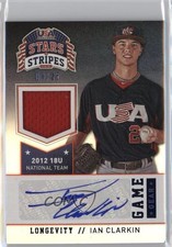 2015 Stars and Stripes Longevity Sapphire Signatures 3/25 Ian Clarkin Auto 1p5