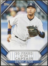 2020 Topps Update - 20 Years of The Captain Baseball Derek Jeter #YOC-12 NM