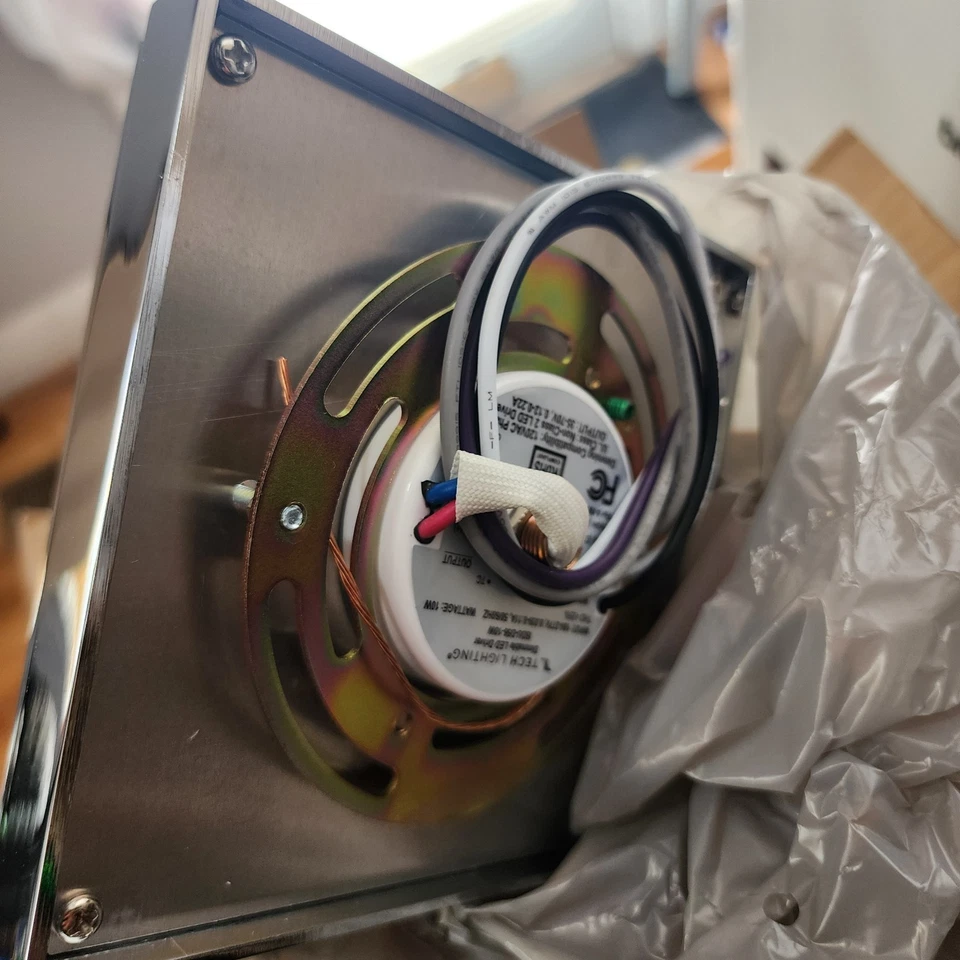 Tech Lighting 700BXSC-LED Boxie Small LED Flush Mount Ceiling Fixture - Chrome - Image 3 of 4