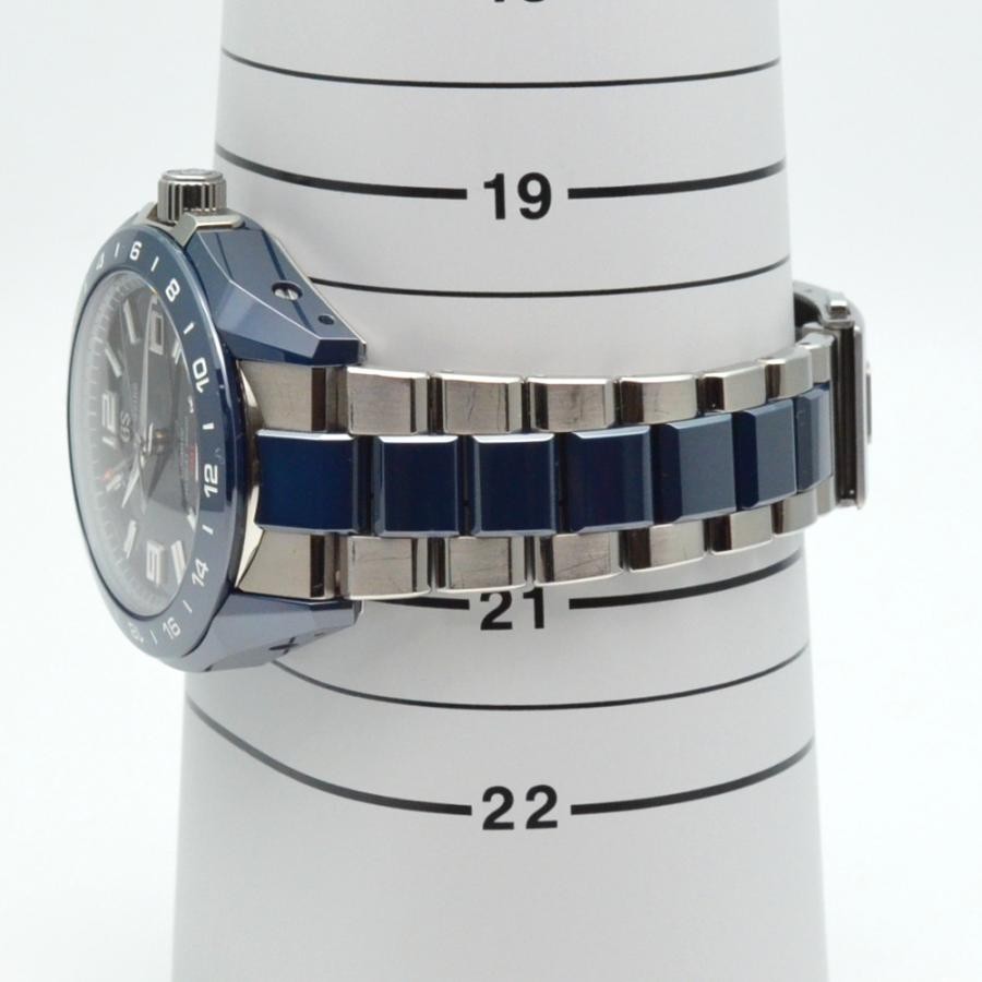 Grand Seiko SBGJ233 9S Mechanical Hi-Beat GMT Navy Automatic 46mm Men's Watch image 9
