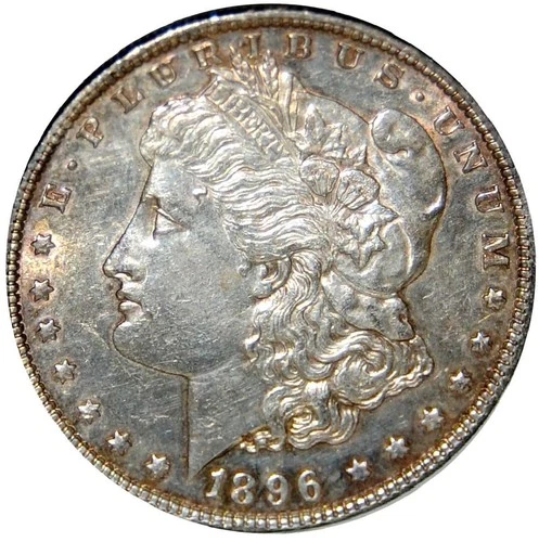 1896 Morgan in Extra Fine Condition - Cleaned 63 Years Ago