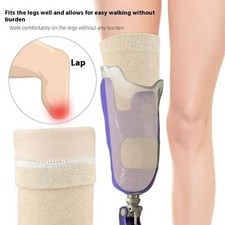 Prosthetic Limb Gel Sock Amputee Comfort Shock Absorbing Liner Sleeve