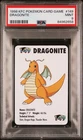 Dragonite #149 Pokemon Trading Card Game Mini KFC 1998 Nintendo WOTC PSA 9