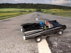 Batmobile Black Autoworld Thunderjet Chassis — photo 8