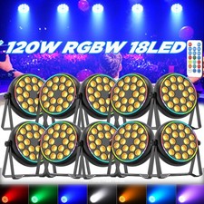 120W 18LED Par Light Stage Light Party Beam Strobe RGBW DMX Club Disco DJ Lights