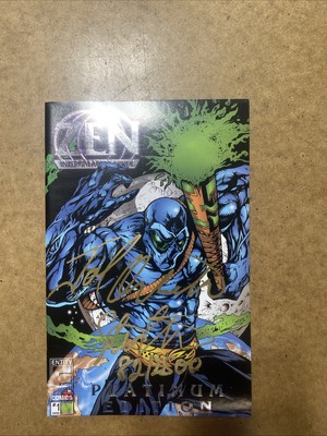 Entity Comics ZEN INTERGALACTIC NINJA #1 Platinum Edition Signed 1995 NM COA