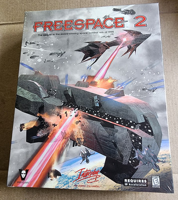 Freespace 2 (2000) PC NEW Factory Sealed US Retail Store Big Box As Shown