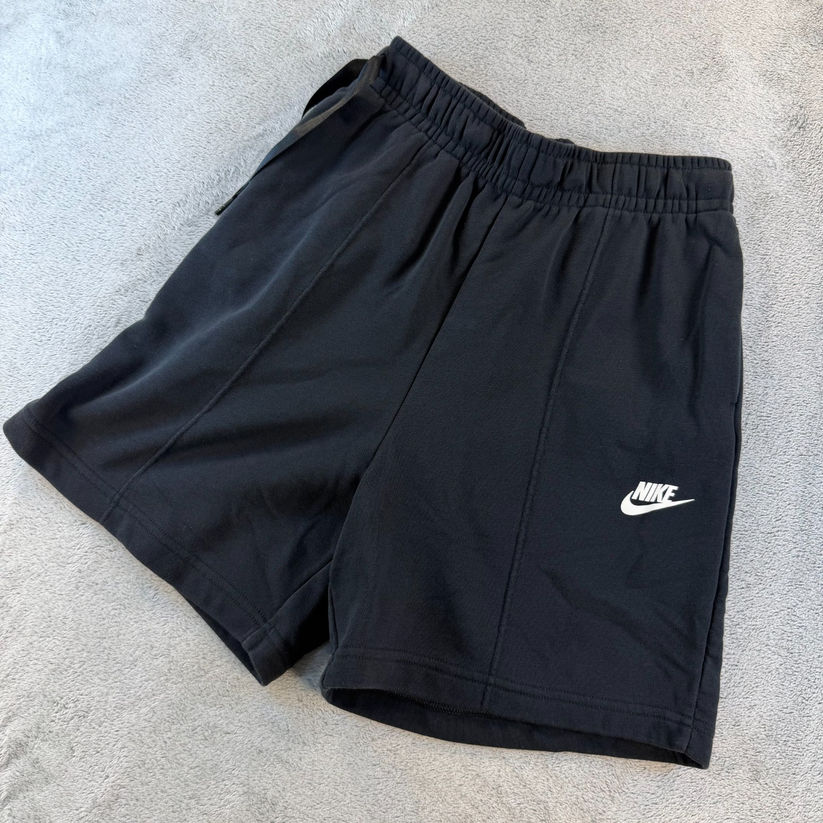 Nike Sportswear Shorts Women XS Black Elastic Waist Drawstring
