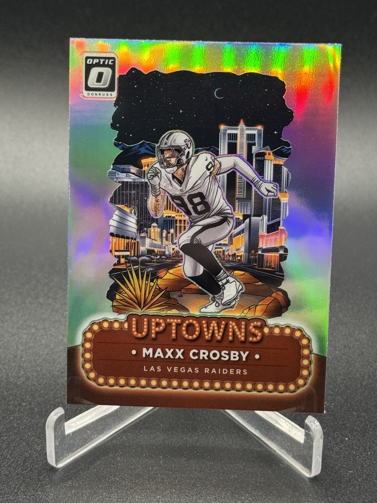 2024 Donruss Optic #22 Maxx Crosby Uptowns