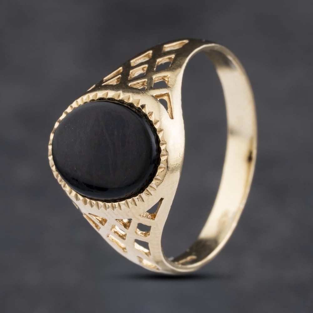 Mens Jewellery Second Hand Gold Signet Rings Second Hand 9ct