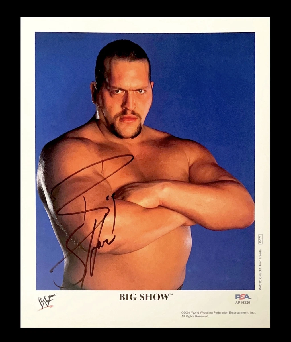 大巨人　ビッグ・ショー　直筆サイン色紙（WWEスーパースター） Big Show WWE Wrestling Original Autographed Items for sale | eBay