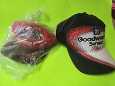 Dale Earnhardt 2 Hats NWT Gm Goodwrench Service Last Kiss & '98 Daytona 500 WIn