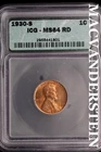 1930-S Lincoln Wheat Cent- ICG MS-64 Brown- Better Date #SLM455