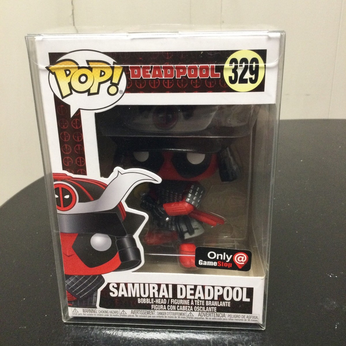 Funko Pop Samurai Deadpool 329 Special Edition Sticker 2019 Sealed