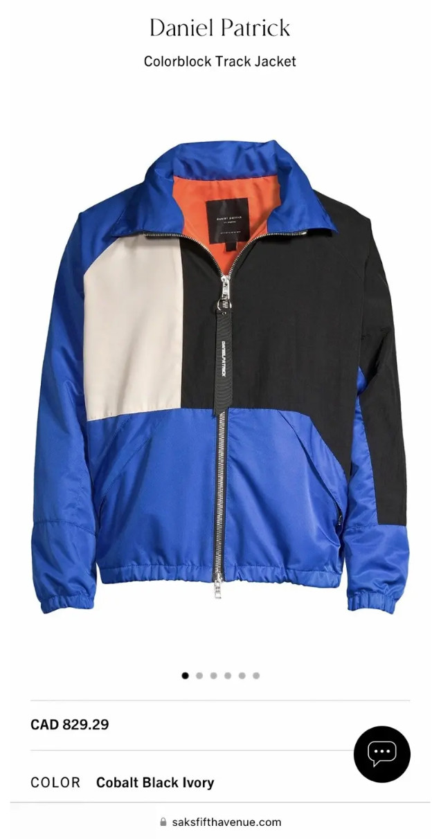 Daniel Patrick Colorblock Track Jacket Men’s Smal… - image 21