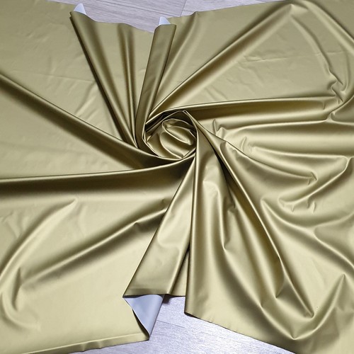 MATTE VINYL PLEATHER GOTHIC FETISH FABRIC WATERPROOF RAINCOAT BLACK WHITE 54'W - Picture 26 of 149