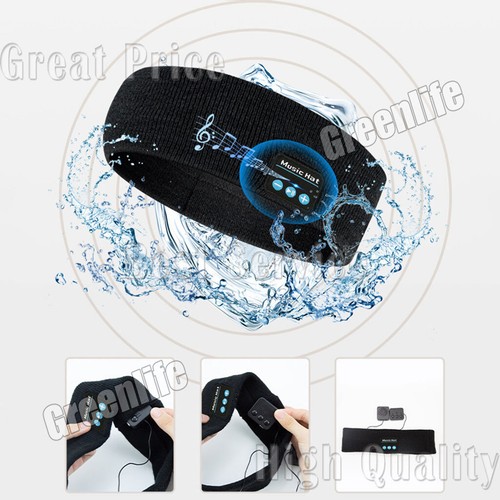 Bluetooth Wireless Stereo Headphone Head Band Sleep Headset Sports Headbands - Picture 18 of 22