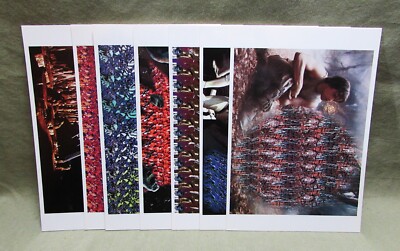 1994 STAR WARS MAGIC EYE 3-D ART CLASSICO POSTCARD lot of 7 vintage Very Nice !
