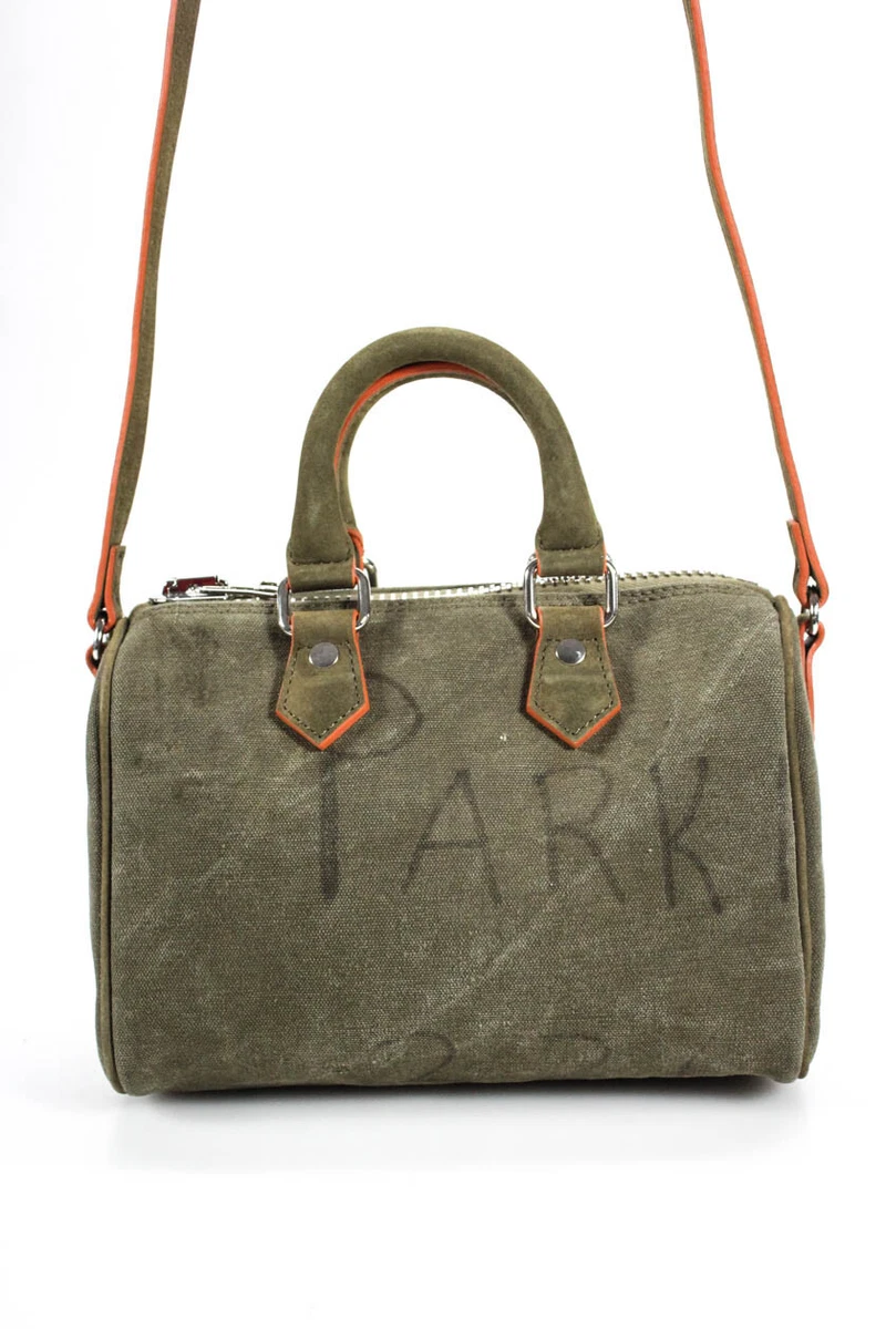 Readymade Canvas Vintage Army Tent Nano Over Night Bag Green