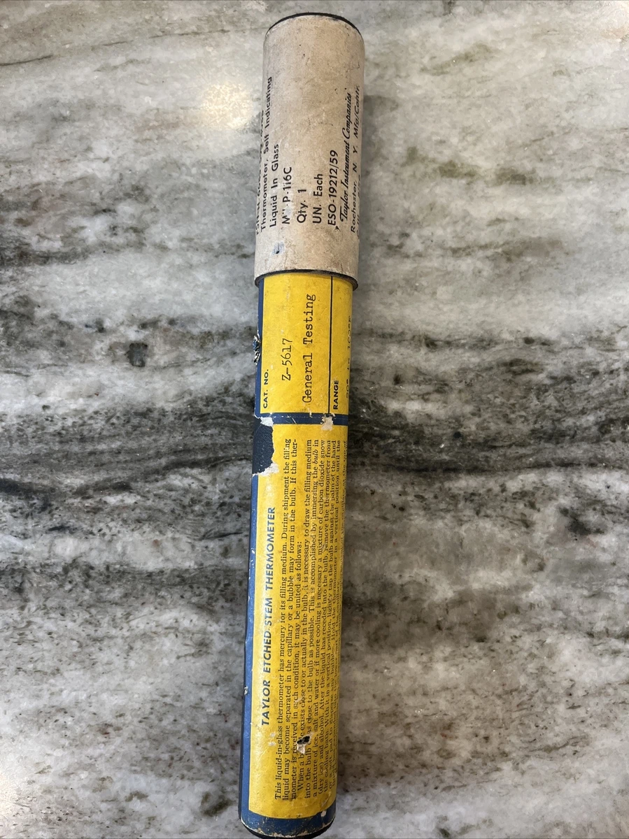 Glass best sale stem thermometer