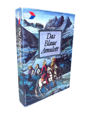 Noris 6101850 - Das Blaue Amulett Brettspiel 1985   Holz selten Rarität Sammler