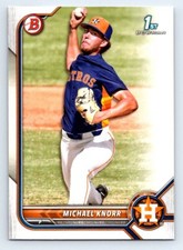 2022 Bowman Draft #BD-120 Michael Knorr Houston Astros