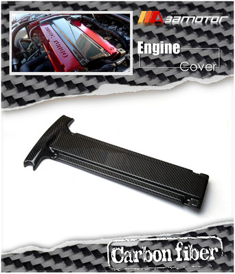 Carbon Fiber Engine Bay Spark Plug Cover fit for Mitsubishi Evolution EVO 7 8 9