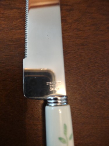 Heartline Stainless Steel Wedding Cake Server & Knife Heart & Flowers Handle.MAH - Picture 3 of 10