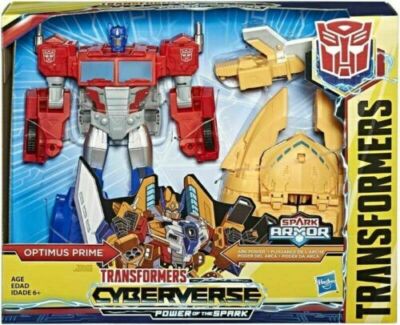 Transformers Toys Cyberverse Spark Armour Ark Power Optimus