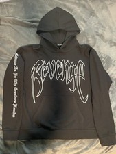 Revenge - X KILL OUTLINE HOODIE BLACK/WHITE PREORDER - Large - Never Worn