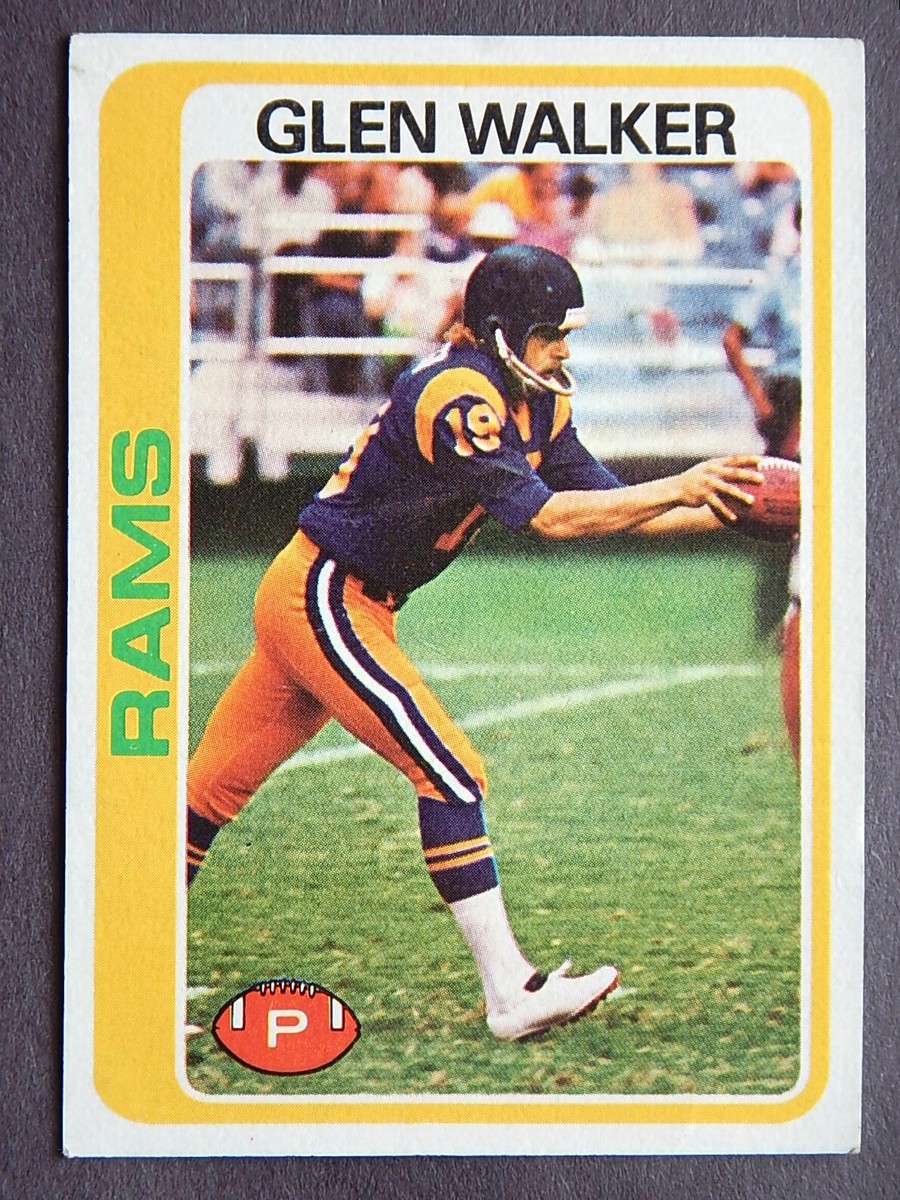 Glen Walker #479 Topps 1978 Football Card (Los Angeles Rams) VG | eBay