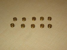 NEW-OLD STOCK - 10  VINTAGE BRASS SPARKPLUG S...