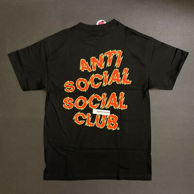 DS Anti social social club Maniac Black Tee Black L SS21 ASSC