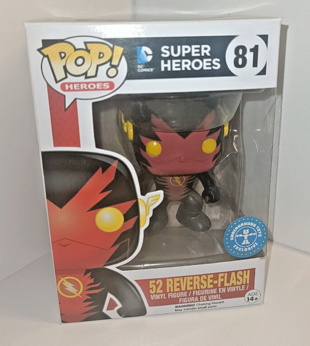 Funko Pop Super Heroes Dc Reverse-Flash #81 Flash Underground Toys Exclusive