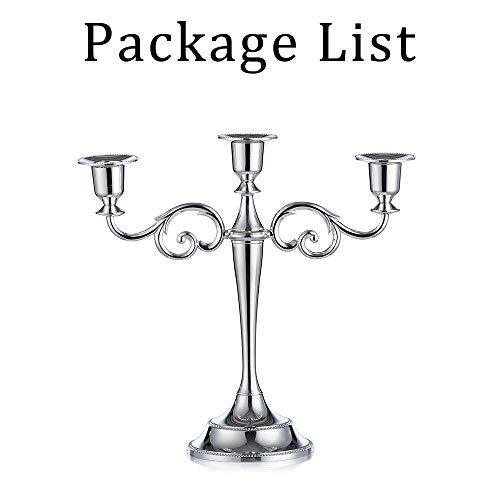 Sziqiqi Candelabra Candlestick Holder for Taper Candles for Wedding Event Can...
