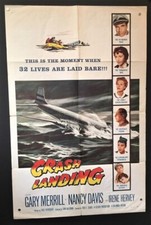Crash Landing Original Movie Poster - Nancy Davis Reagan    *Hollywood Posters*