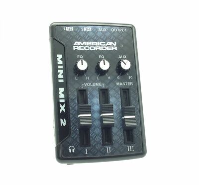 AMERICAN RECORDER Audio Mixer with USB Interface