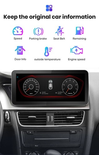 Android 13 Car Stereo GPS WIFI 4G For Audi A4 A5 Audi concert/Symphony Radio RHD - Picture 5 of 16