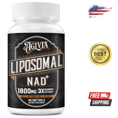 NAD+ Supplement for Anti-Aging Energy Focus & Nicotinamide Riboside Resveratrol