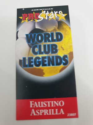 Faustino Asprilla Karte Parma Corinthian Headliners Prostars ohne Actionfigur 