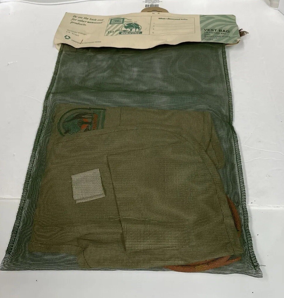 Nuevo Chaleco Bolso de Coleccionista Eco Scout Descubre Tu Mundo