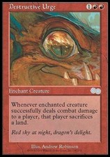 Destructive Urge ~ Urza's Saga [ Excellent ] [ Magic MTG ]