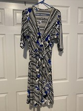 Women’s Plus Striped Dress - 1X