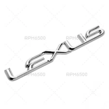 For Lexus Trunk Lid Letter Logo Badge 3D Emblem F-Sport Car Decoration Chrome