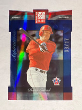 2002 Donruss Elite Aspirations #135 Darin Erstad STAR #'d 3/17 Angels 