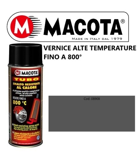 Vernice Alte Temperature 800° Macota turbo Spray x Pinze Freni Auto Moto...