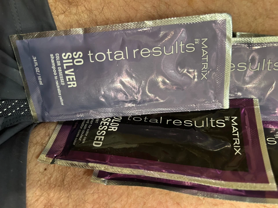4- Matrix Total Results Color Obsessed Shampoo & Conditioner .34 Duo Packets - Image 2 of 4